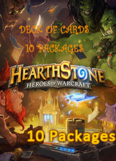 Official Hearthstone - Deck of Cards DLC - 10 Packages (PC/Mac)