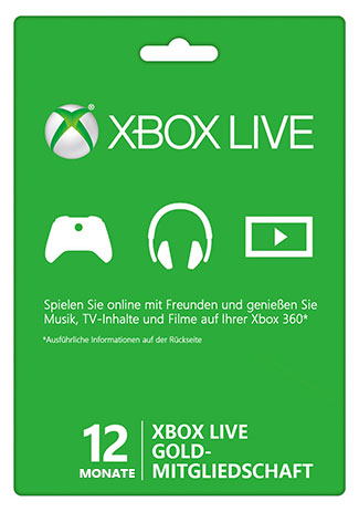 

Xbox Live Gold – 12 Monate (Xbox 360/Xbox One/Weltweit)