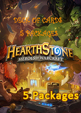 Official Hearthstone - Deck of Cards DLC - 5 Packages (PC/Mac)