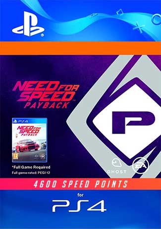 

Need for Speed: Payback 4600 Speed Points PS4 Code