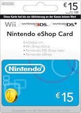 Official Nintendo eShop Card - 15 Euro Guthaben (EU)