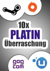 Official 10x Platin-Überraschung (Steam, Origin, Uplay, GoG)