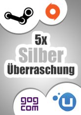 Official 5x Silber-Überraschung (Steam, Origin, Uplay, GoG)