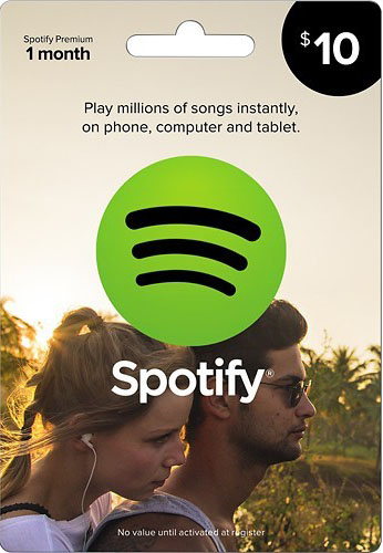 

SPOTIFY Card 10 Euro