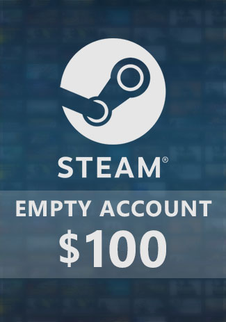 Official New Steam Account with 100 USD