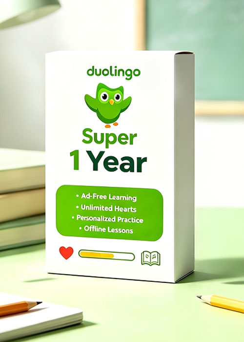 gameladen, Super Duolingo 1 Year Subscription