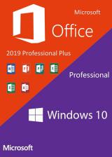 Windows10 PRO OEM + Office2019 Professional Plus GLOBAL CD Keys Pack