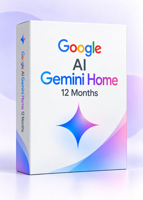 gameladen, Google AI Gemini Home 12 Months (Family Share)