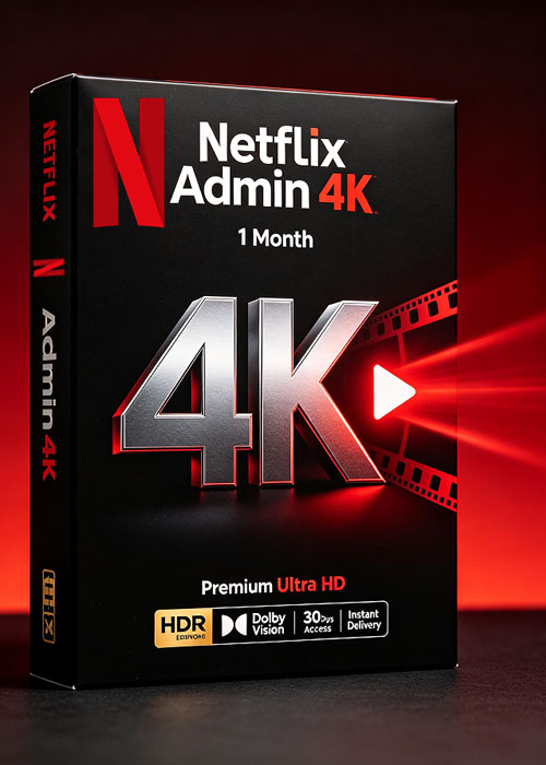 gameladen, Netflix Admin 4K 1Month