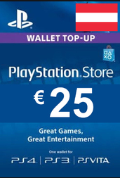 

PSN 25 EUR (AT) - PlayStation Network Gift Card