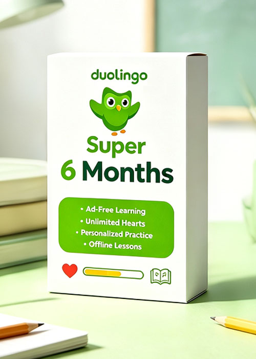 gameladen, Super Duolingo 6 Months Subscription